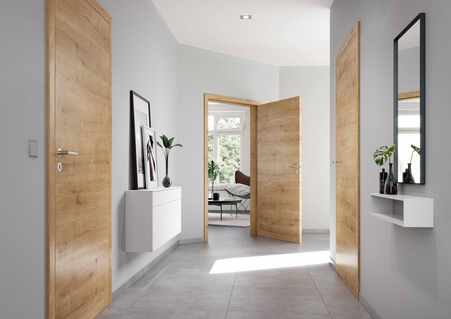 Porte intérieur en bois ou en verre personnalisable - Verrissima